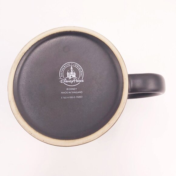 Disney Parks Black Chalkboard Mug Believe in Magic Be Our Guest Never Grow Up - Picture 9 of 9